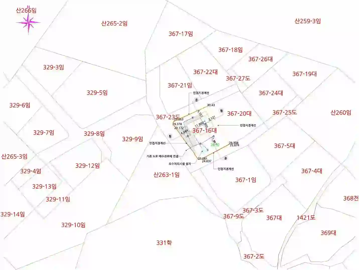 교산리 367-16 배치도 이미지